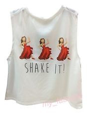 EMOJI ICONS ♥ SHAKE IT Ladies Top T Shirt UK 6 20 Primark
