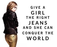Golden DL1961 jeans & quote. More