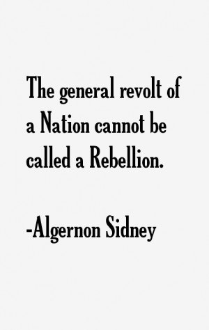 Algernon Sidney Quotes amp Sayings