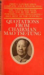 Cover of: Quotations from Chairman Mao Tse-tung by Mao Zedong