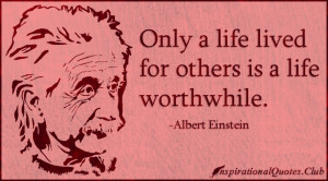 ... , morality, being a good person, kindness, wisdom, Albert Einstein