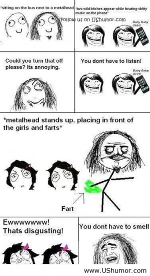 Metalhead rocks rage comics US Humor - Funny pictures, Quotes, Pics ...