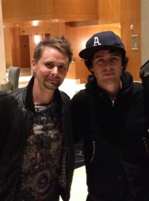 Matt Bellamy and Billie Joe Armstrong (this is probably the most ...
