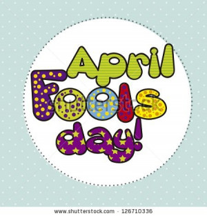 April Foods Day Seal Over White Background. Vector Illustration