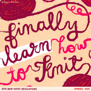 30+ Colorful Hand Lettering Illustrations of 2015 Resolutions by ...
