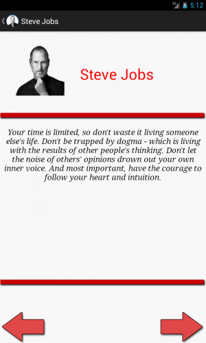Steve Jobs Biography & Quotes - screenshot