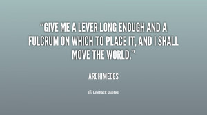 Archimedes Lever Quote Preview quote