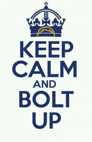 San diego chargers bolt up