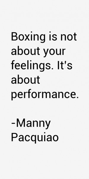 Manny Pacquiao Quotes & Sayings