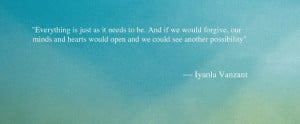 Iyanla Vanzant Quote - Quote About Forgiveness - Oprah.com