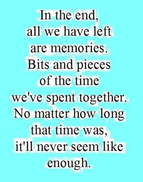 Never enough time.....