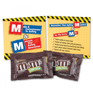 Make A Commitment To Safety M&M's ® Snack Pack