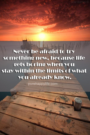Trying Something New Quotes