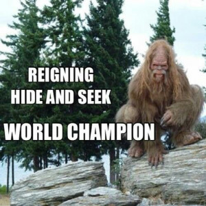 Reigning hide and seek WORLD CHAMPION