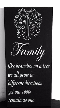 Hand painted Family Sign with the saying, 