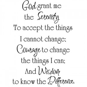 God Grant Me the Serenity