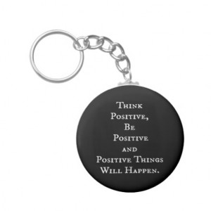 POSITIVE LIFE MOTIVATIONAL QUOTES THINK ACT MOTTO KEY CHAIN