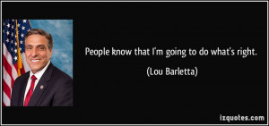 More Lou Barletta Quotes