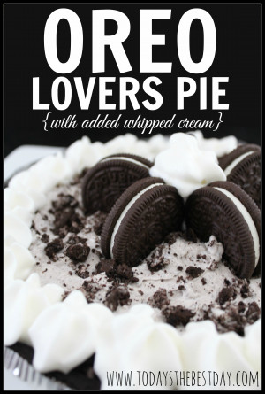This recipe was based on Kraft’s Creamy Oreo Pie , but added a few ...