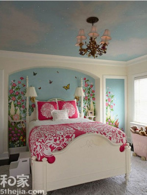 小清新卧室墙面漆配色方案欣赏（组图）