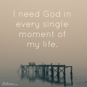 Need God Every Moment
