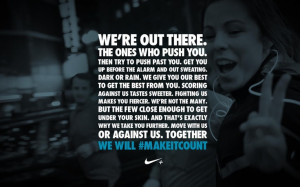 quote. #motivational Makeitcount Nike, Nike Motivation, Nike Quotes ...