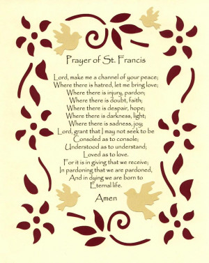The Prayer Of St Francis Of Assisi One Of The Most...