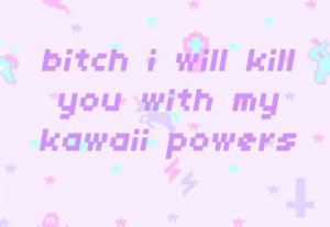 kawaii pastel pastel goth quote