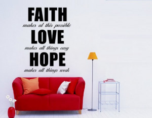 Faith , Love, Hope quote