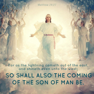 matthew 24 36 says of the second coming of that day and hour knoweth ...