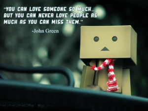 You can love someone so much… but you can never love people as much ...