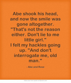Vampire Academy Quotes | Abe and Rose