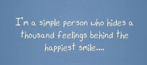 simple person...