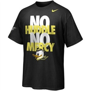 Nike Oregon Ducks Football No Huddle No Mercy T Shirt NWT WTD PUDDLES ...