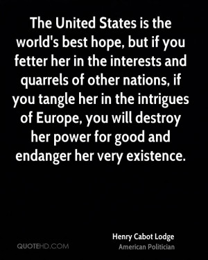 Henry Cabot Lodge Quotes