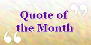 March Quote of the Month