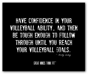 Confidence Volleyball Print