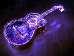 Guitar Neon Lights