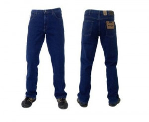 Wrangler Mens Jeans: Mens Regular Fit Stretch darkstone
