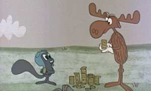 ... Flying Squirrel And Bullwinkle The Moose Bullwinkle and his sidekick