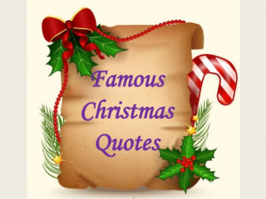 Famous christmas quotes