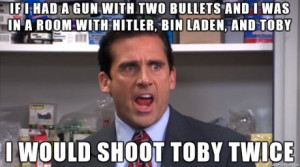 funny michael scott toby office