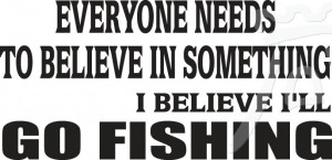 Fishing sticker - decal funny