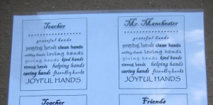 hand sanitizer or soap a quote or saying copied onto overhead ...