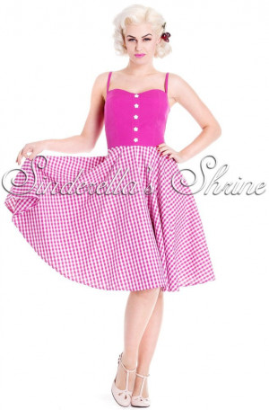 sale-hell-bunny-saturday-pink-gingham-50s-summer-party-dress-2069-p ...