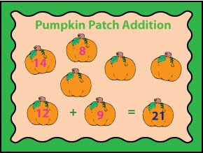 ... math change your bulletin board into a pumpkin patch of math problems