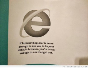 When Internet Explorer wants to become my default browser