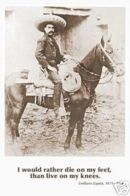 Emiliano Zapata Quote Mexican Revolution Leader Photo Poster ...