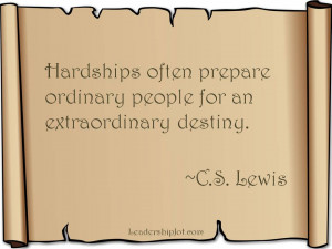 Cs Lewis Quotes Hardships C. s. lewis on hardships