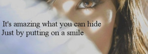 Behind a Smile Quotes Tumblr Cover Photos Wallpapers For Girls Images ...